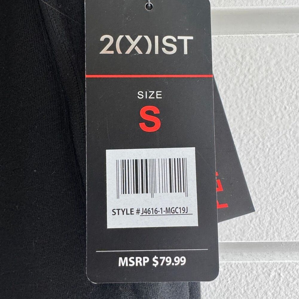 2(X)IST Men's Performance Cuffed Jogger Pants In Black Size Small NWT - Picture 6 of 10